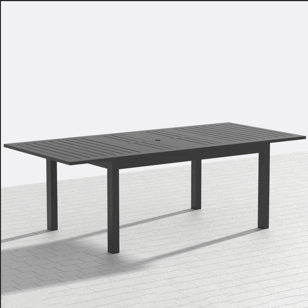 63"-92" Extendable Aluminum Outdoor Dining Table