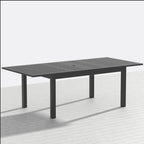 63"-92" Extendable Aluminum Outdoor Dining Table