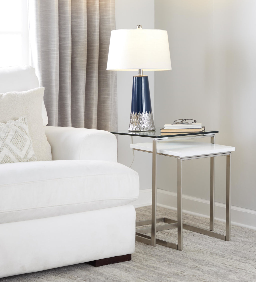 Penelope 22" Contemporary Ceramic Table Lamp