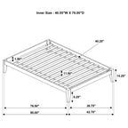 Cappuccino Queen Platform Bed