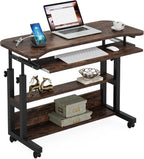 32 Inches Portable Desk with Power Outlets