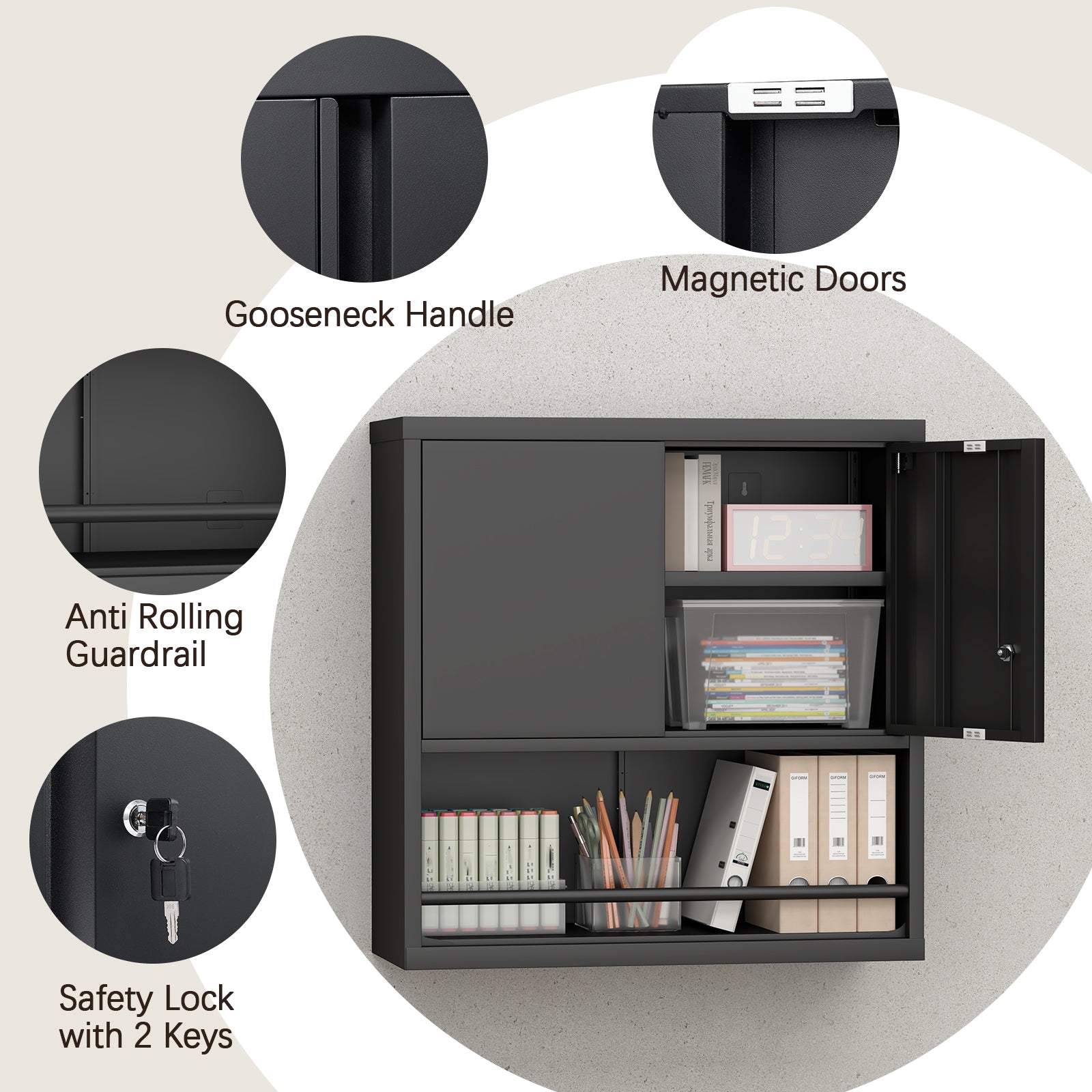 Metal Adjustable Storage Cabinet