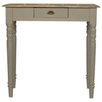 Solid Wood Hand Painted Writing Desk, 1-Drawer