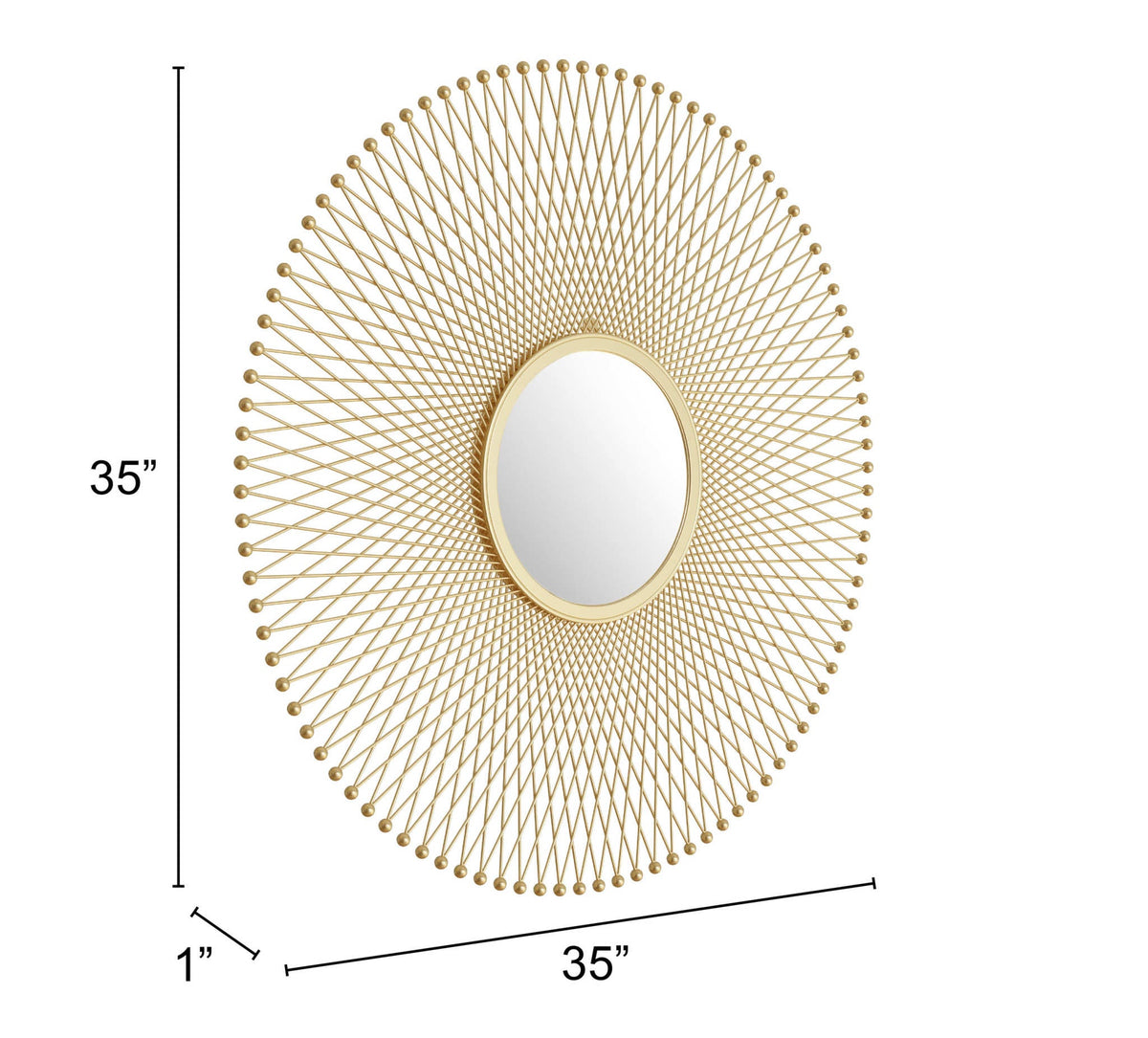 Glow Round Mirror