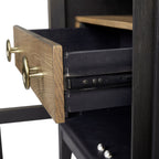 Glass Door Nightstand