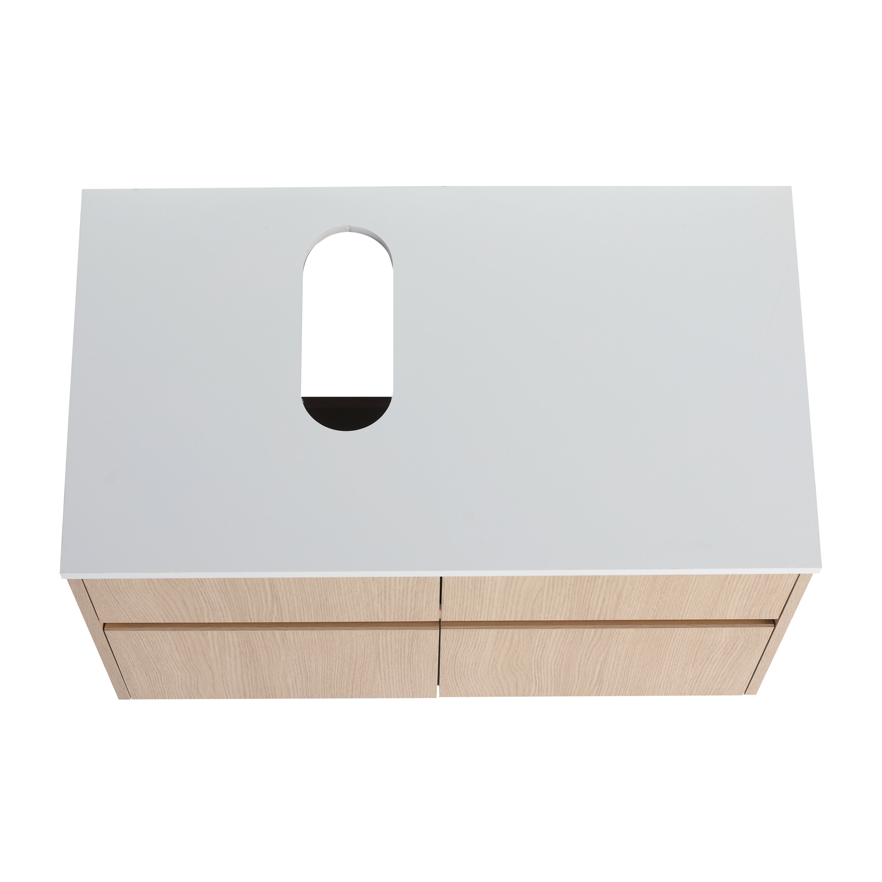 32 Inch Wall-Mounted Bathroom Vanity