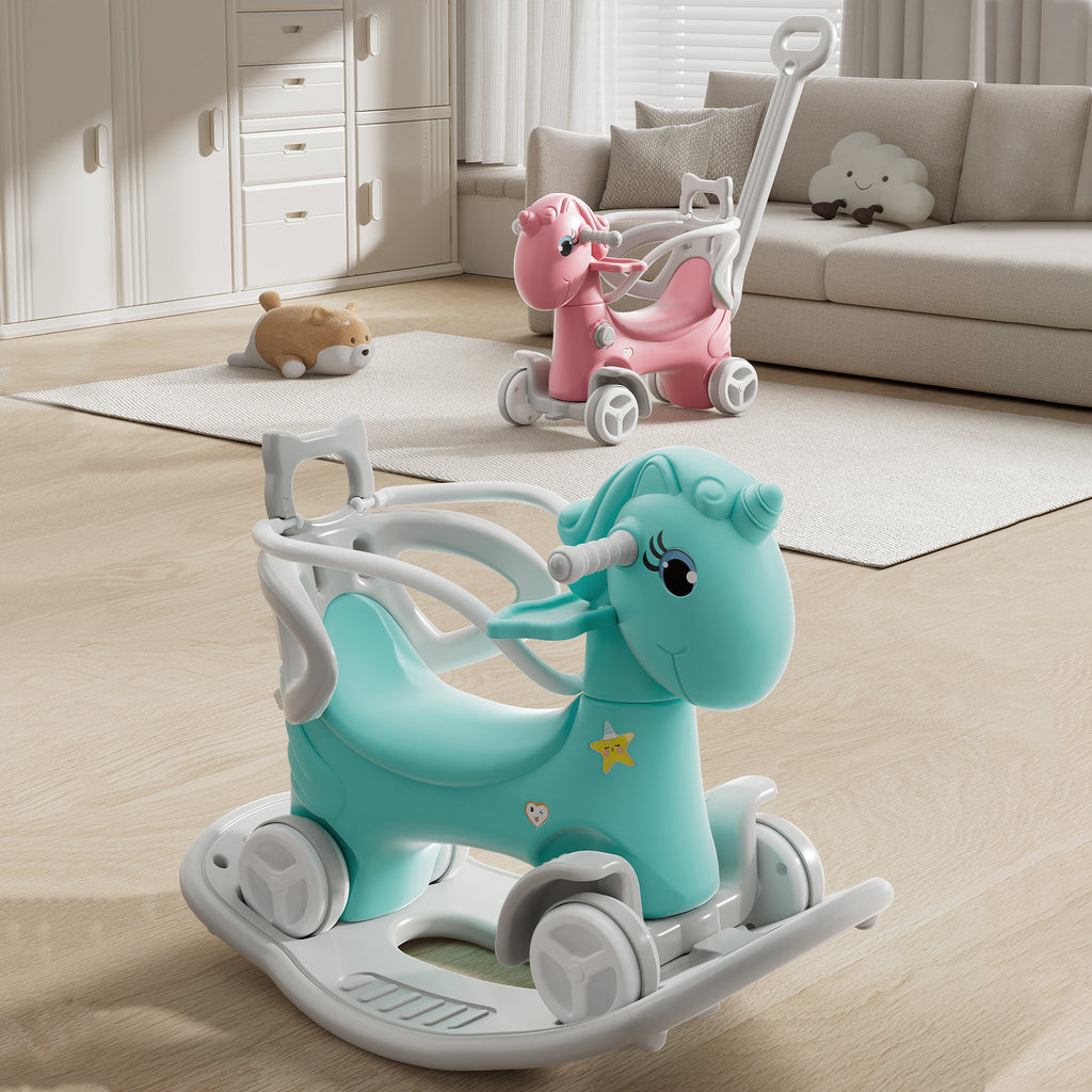 Rocking Horse for Toddlers, Balance Bike Ride On Toy