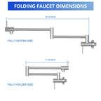 Brushed Nickel Pot Filler Faucet