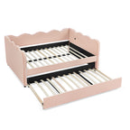 Full Size Cozy Gingham Daybed with Twin Size Trundle