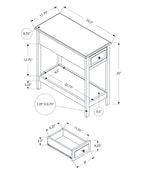 2 Tier Accent Table with Storage Drawer