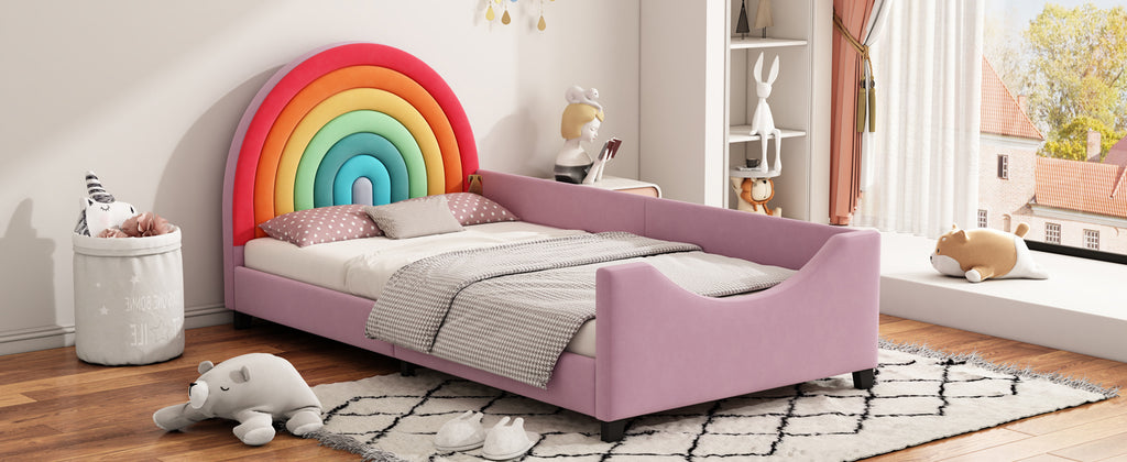 Rainbow Upholstered Twin Daybed