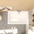 43" Acrylic Freestanding Bathtub
