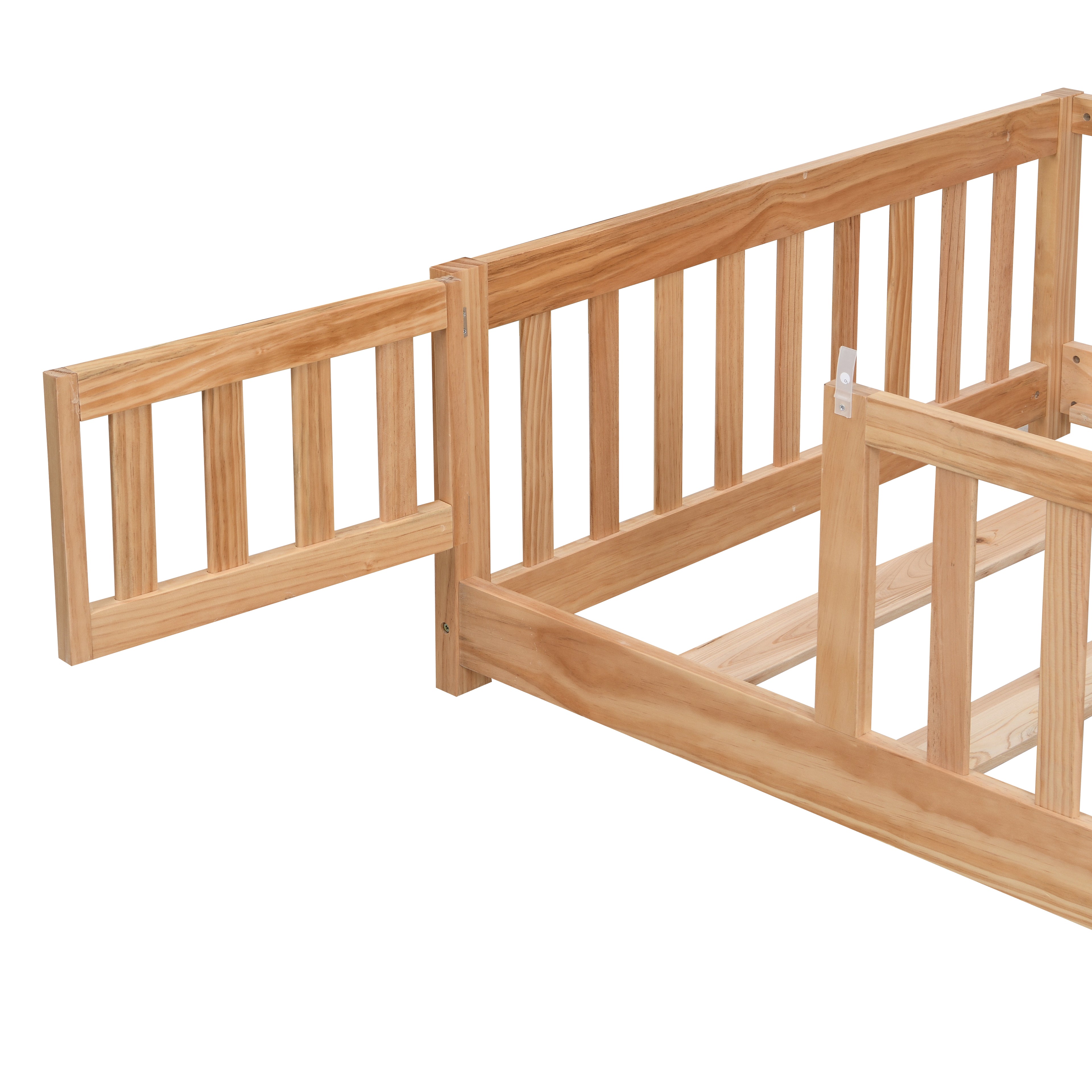Full Size Floor Bed with Door