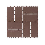 Plastic Interlocking Decking Tiles - 44 Packs