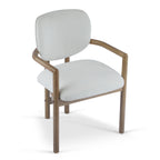 Dining Chairs Set of 2 Upholstered Arm Chairs