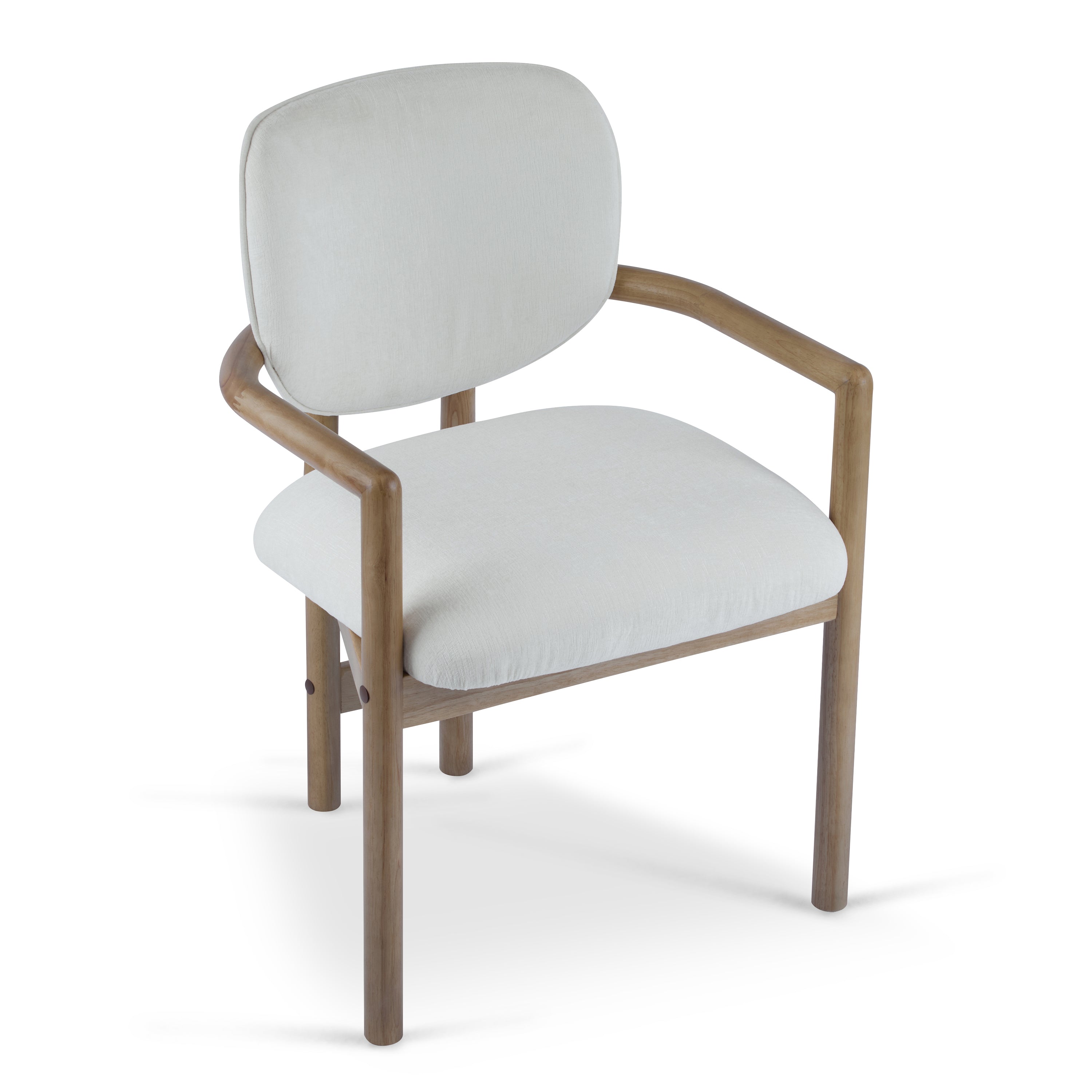 Dining Chairs Set of 2 Upholstered Arm Chairs