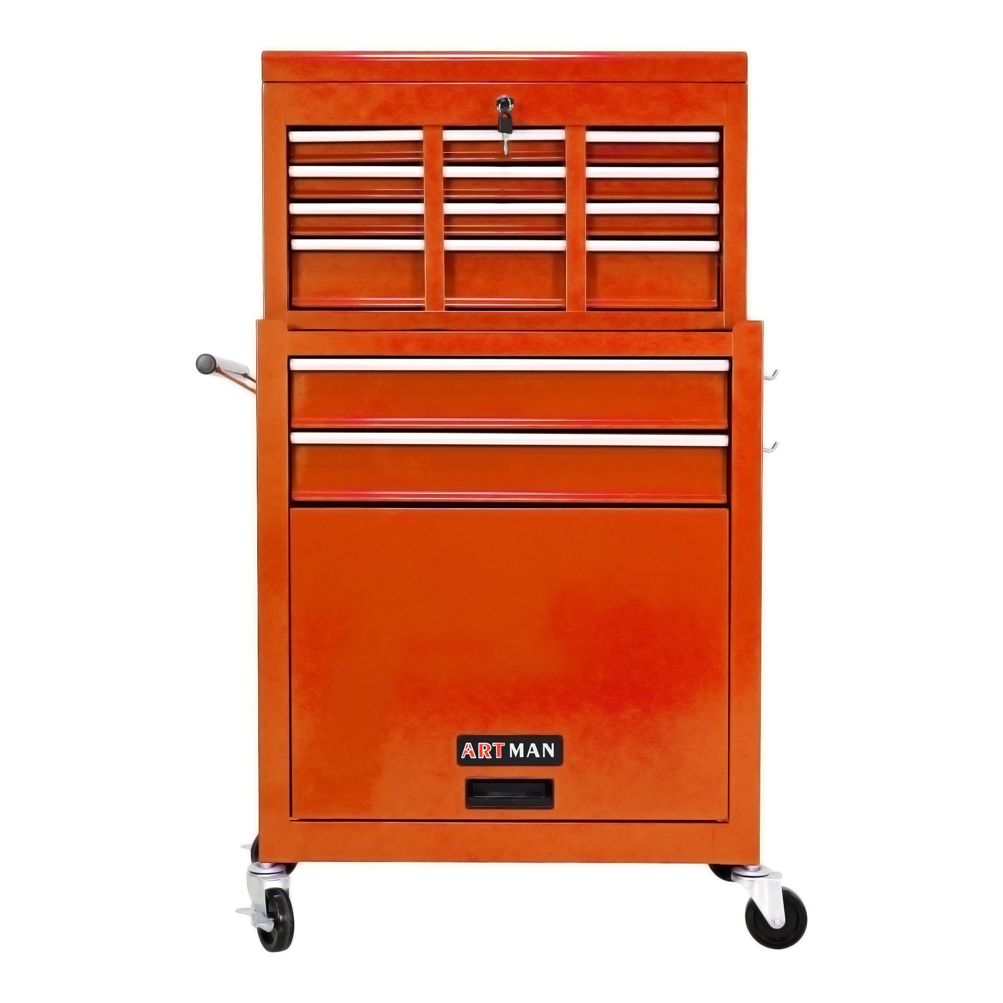 High Capacity Rolling Tool Chest with Wheels and Drawers