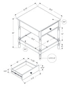 2 Tier Accent Table - Espresso or Walnut Finish