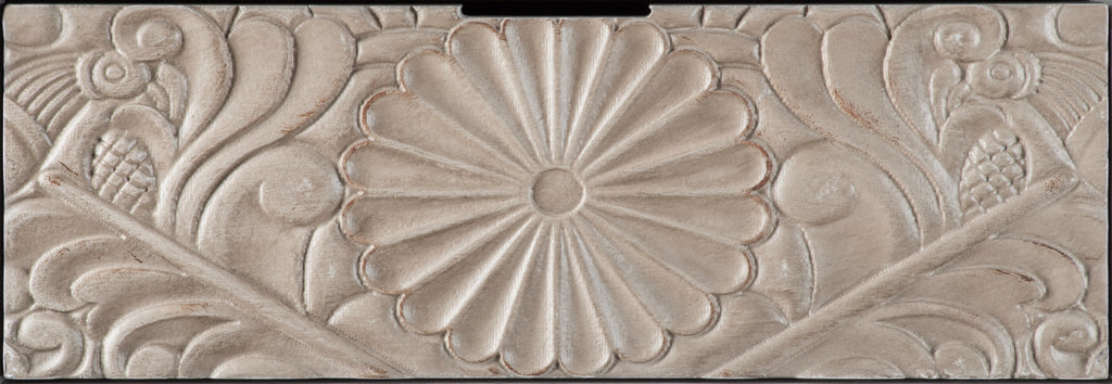 Hand-Carved Accent Cabinet
