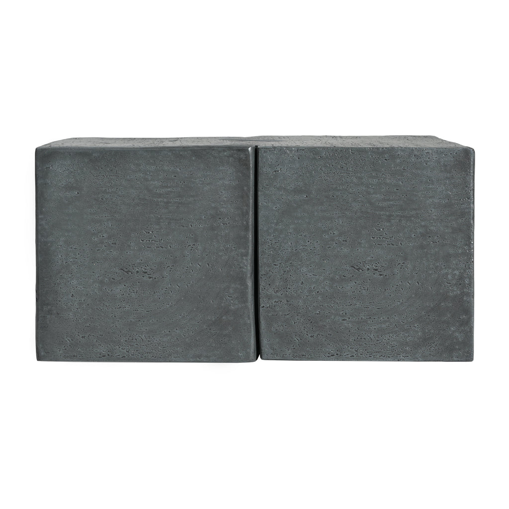 MGO Side Table Set of 2 Rectangular Outdoor Side Tables