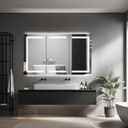 60 x 36 Inch LED Lighted Bathroom Medicine Cabinet