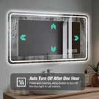 28x60 Inch LED Bathroom Vanity Mirror