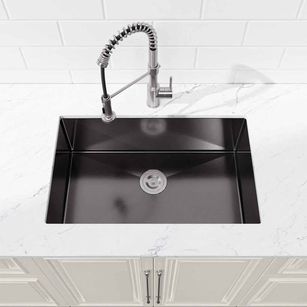 Stainless Steel Kitchen Sink - 30"x19" Single Bowl Undermount