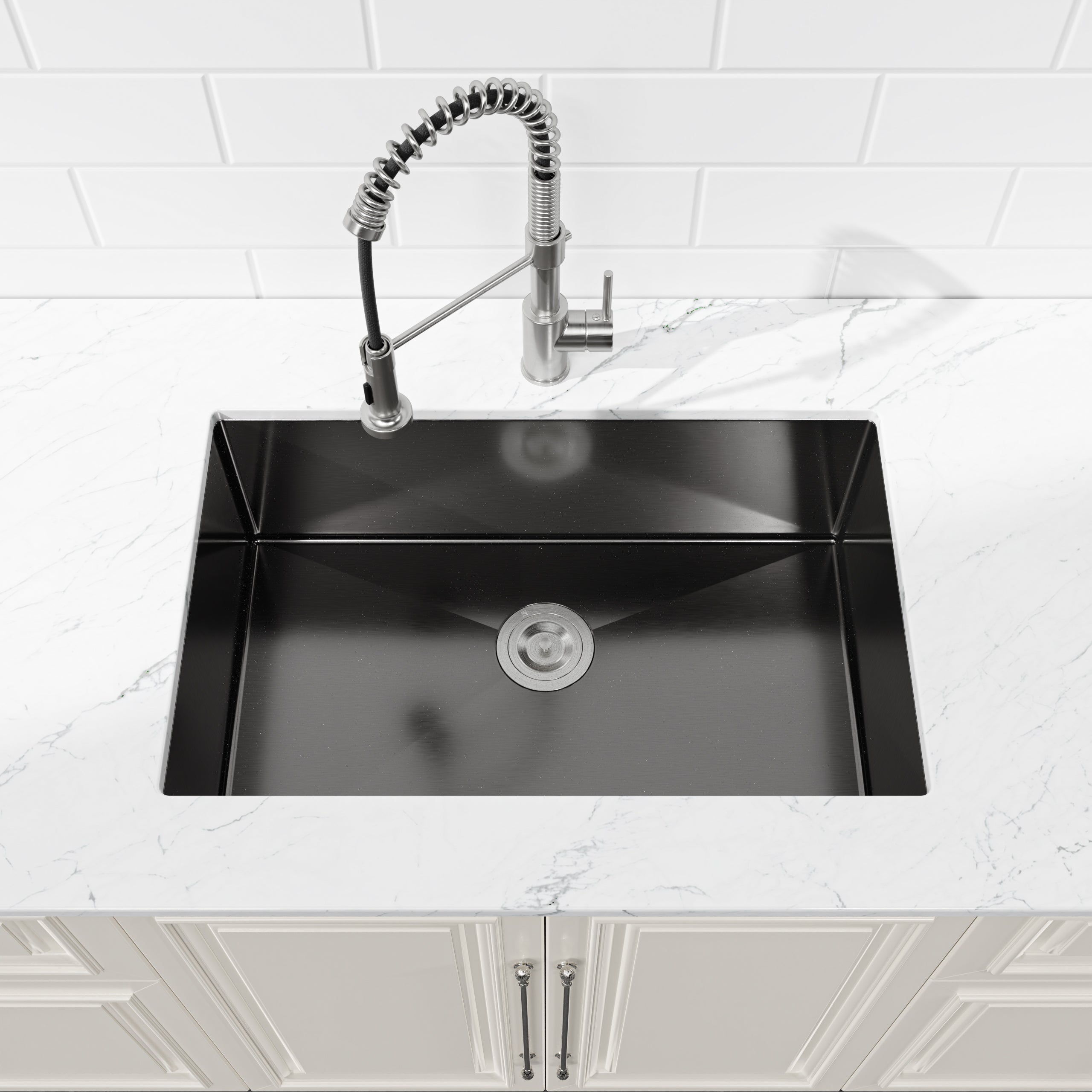 Stainless Steel Kitchen Sink - 30"x19" Single Bowl Undermount