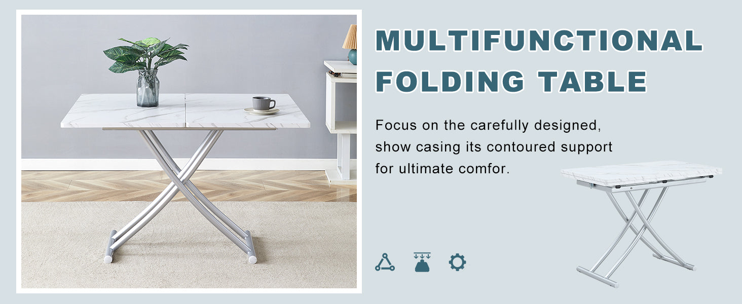 Modern Minimalist Multifunctional Lift Table