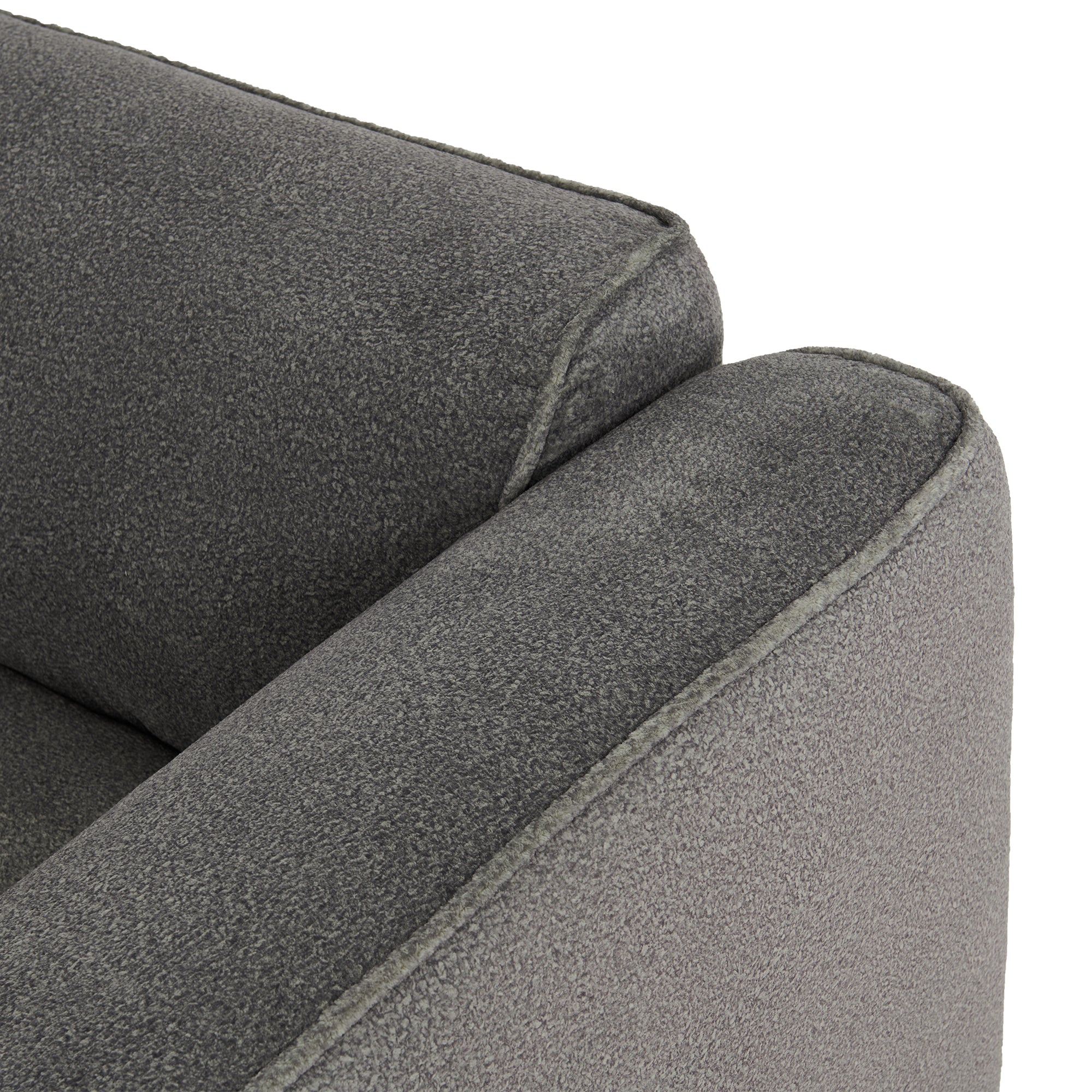 U_Style Luxury Living Room Double-Needle Cut Velvet Sofa