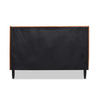 Aspen Vertical Tufted Modern Headboard Platform Bed Set, Queen