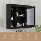 35'' x 28'' Wall Mounted Bathroom Storage Cabinet