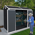 8x4ft Outdoor Resin Garden Shed