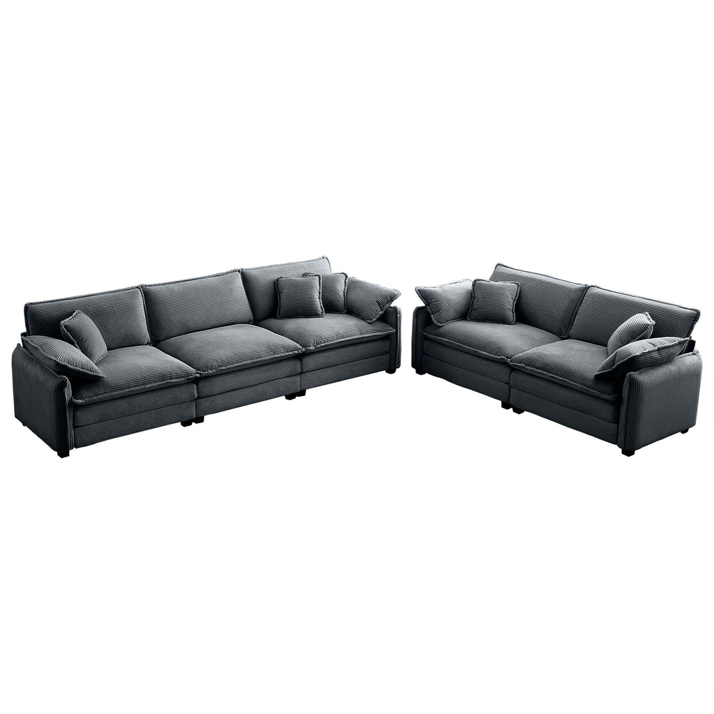 Family Sofa Set Deep Seat Sofa, Warm Sofa for Home Cinema and Living Room