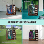 Golf Bag Organizer for Garage