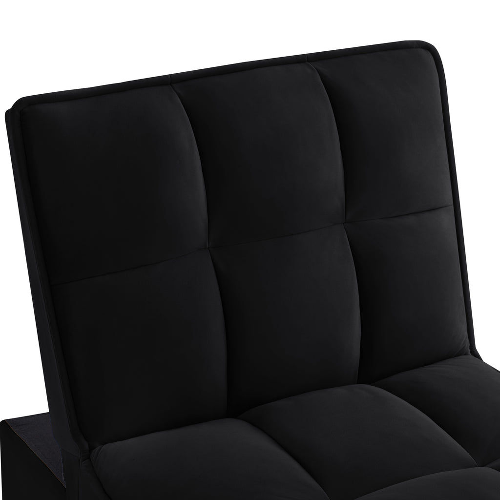 4 In1 Multi-Function Single Sofa Bed with Storage Pockets