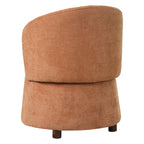 Orange Pet Friendly Chair with Hidden Pet Nook