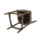 Triomphe Rattan Wicker High Back Armless Counter Bar Stool