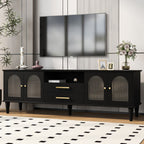 Vibe Haus 68.9'' Retro TV Stand for TVs up to 75 Inches