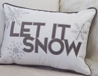 Nneka Let It Snow Lumbar Pillow