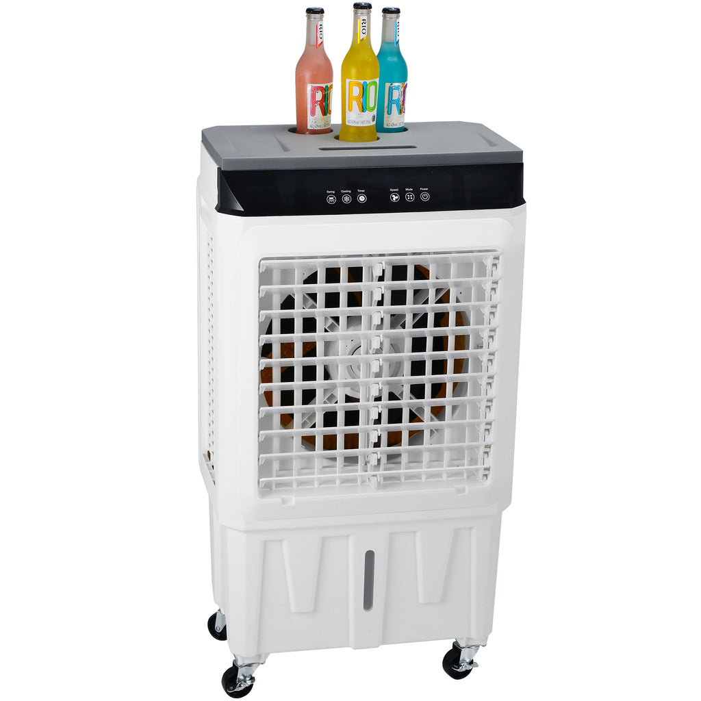Evaporative Air Cooler with Adjustable Speeds and 12-Hour Timer