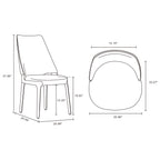Kara Wood Upholstered Dining Chair