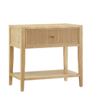 Fleur Natural 1-Drawer Nightstand