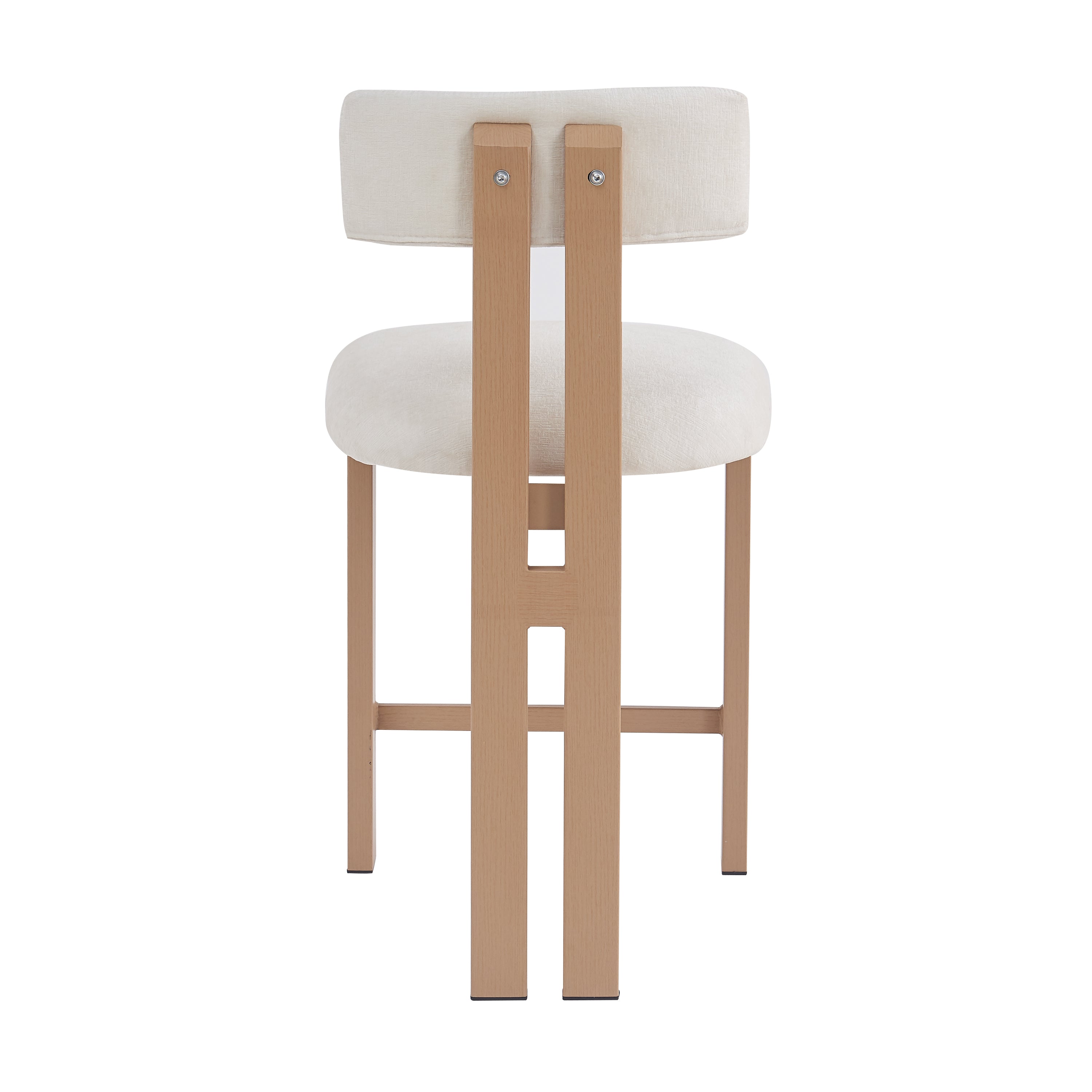 Stylish 26.5'' Round Stools with Low Back