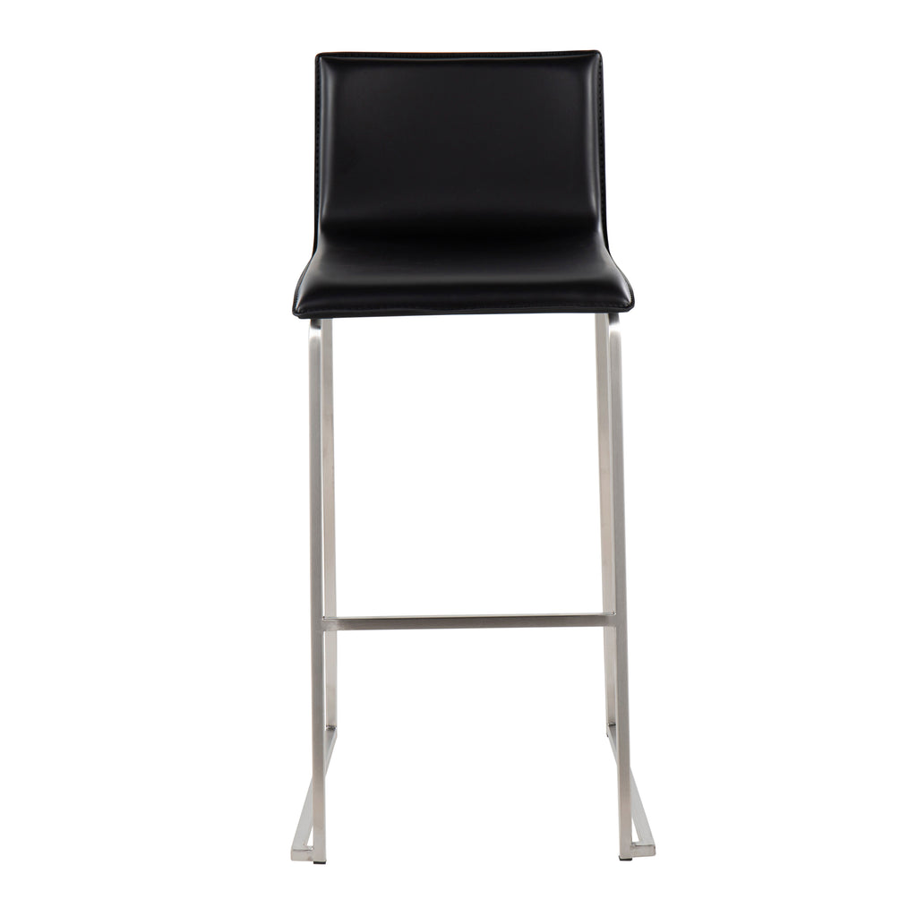 Contemporary Barstool in Stainless Steel