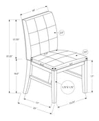 Dining Chair Set of 2 - Upholstered 37" Height