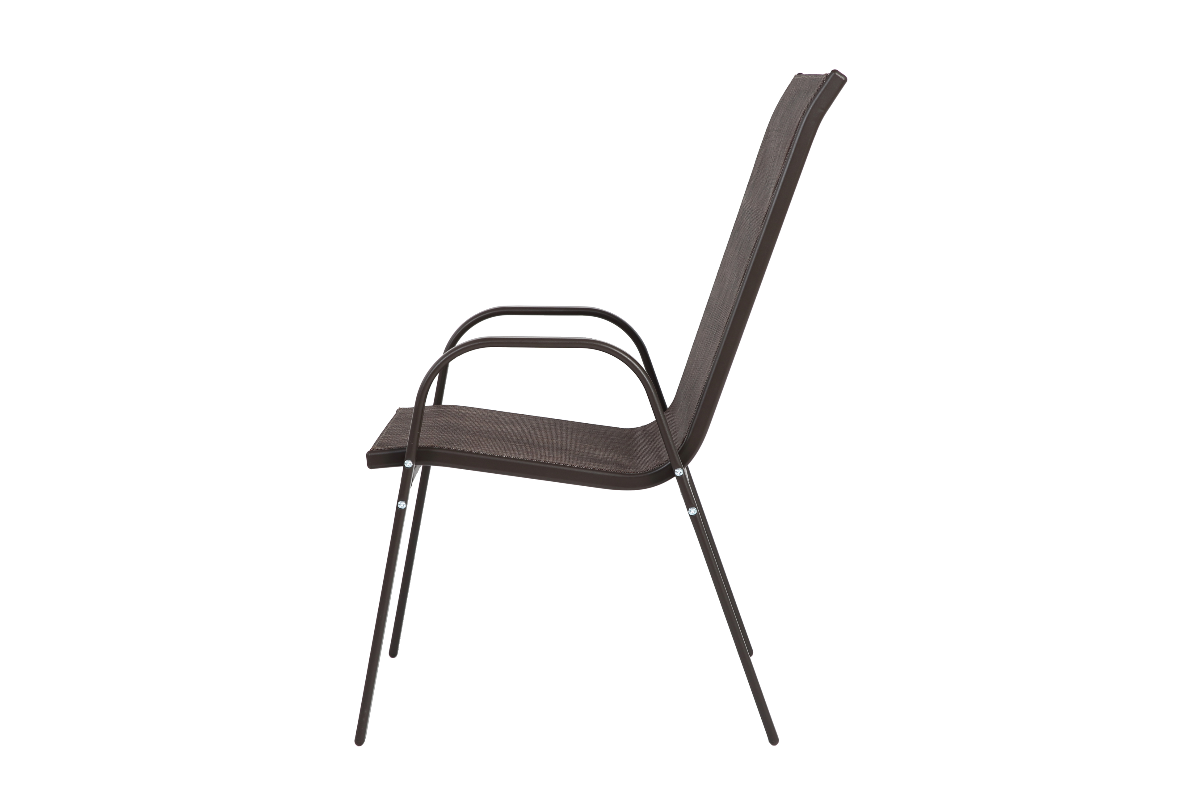 6 Piece Patio Chairs, Outdoor Camping Chairs with Breathable Textilene Fabric