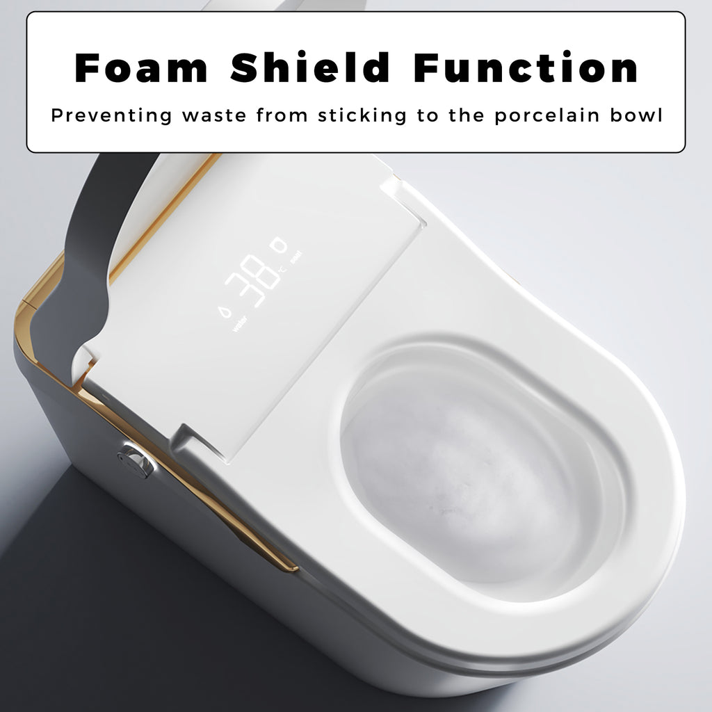 Modern Smart Toilet With Bidet and Auto Features