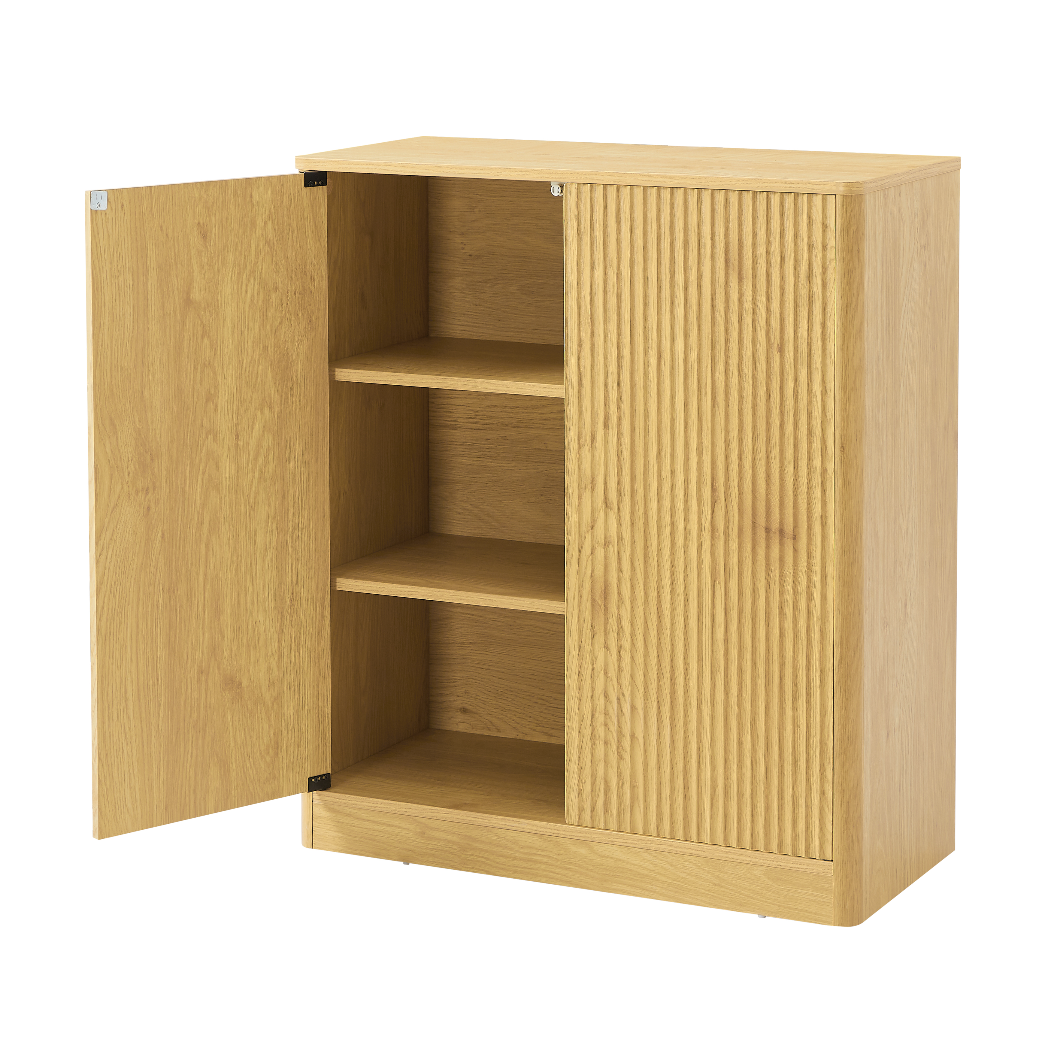 34.3" Modern Wavy Sideboard