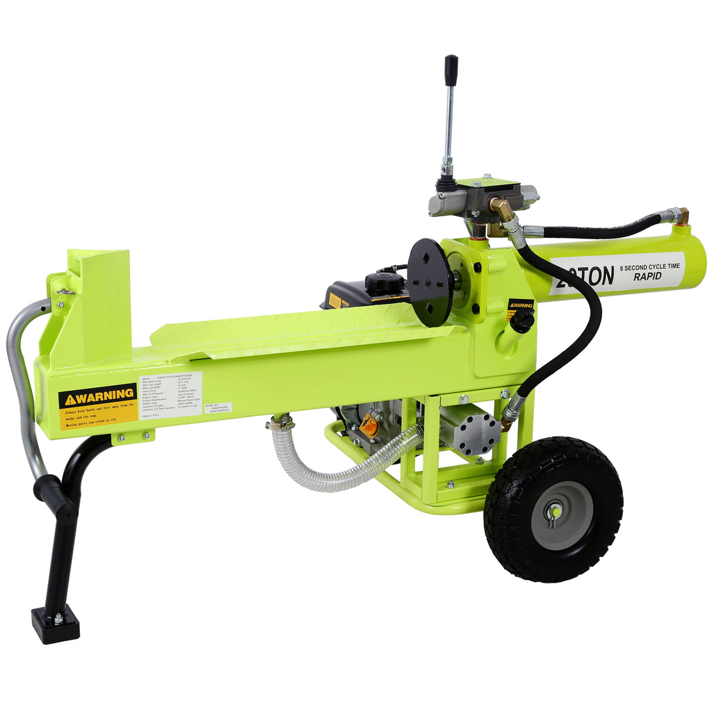 Log Splitter Portable 20 Ton Auto Return Ram System